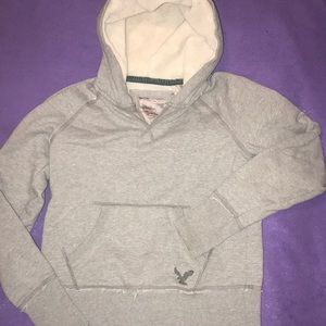 Grey American Eagle hoodie, barely used